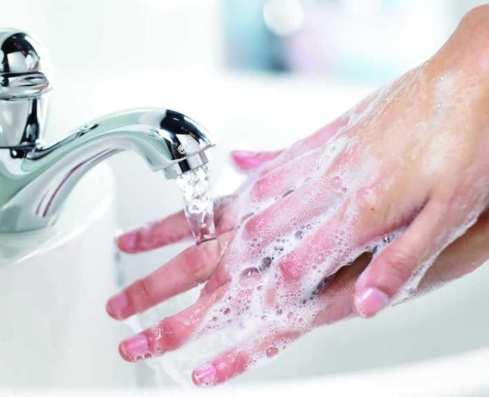 washing hand