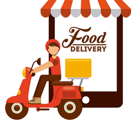 Delivery makanan on sale